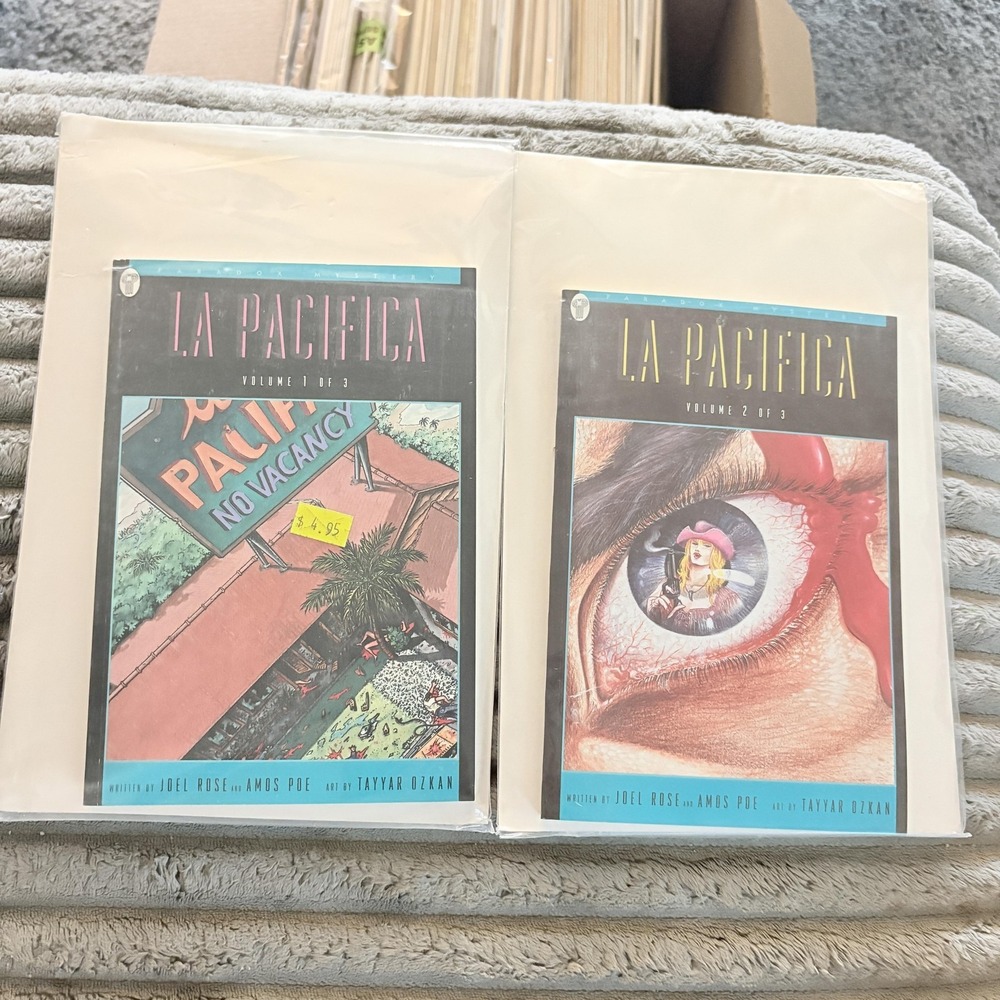 La Pacifica Tundra Publishing Comics Lot 2 Vol 1 2 Of 3 Crime Mystery‎ Modern